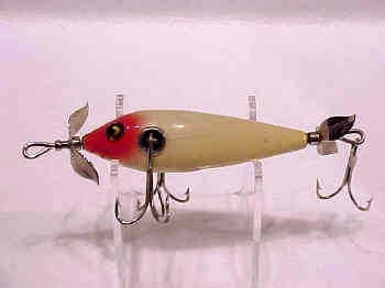 Heddon 300 Fat Body Musky Minnow Crackle Back Fishing Lure & Original Box