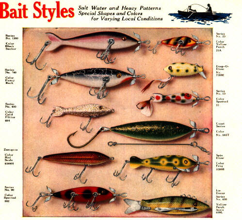 Heddon Antique Fishing Lure Paper & Catalog Index