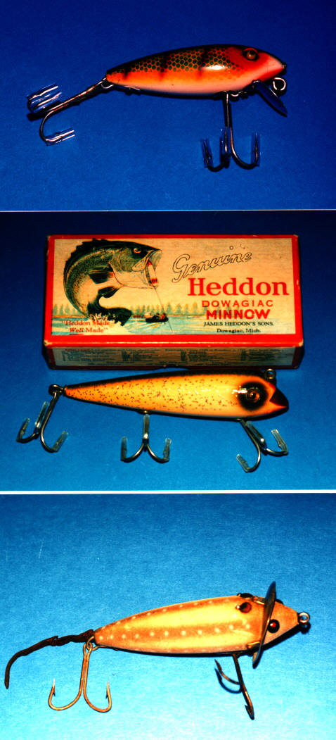 Heddon Zaragossa and Darting Zara Antique Lures