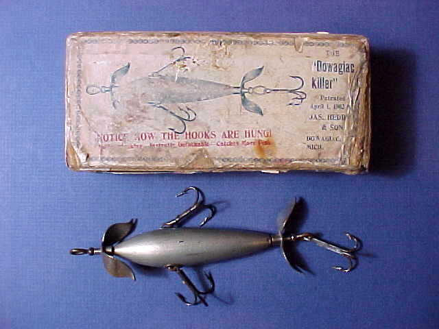 Heddon's Early Dowagiac Wood Fishing Lures