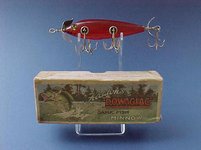 Heddon's Early Dowagiac Wood Fishing Lures