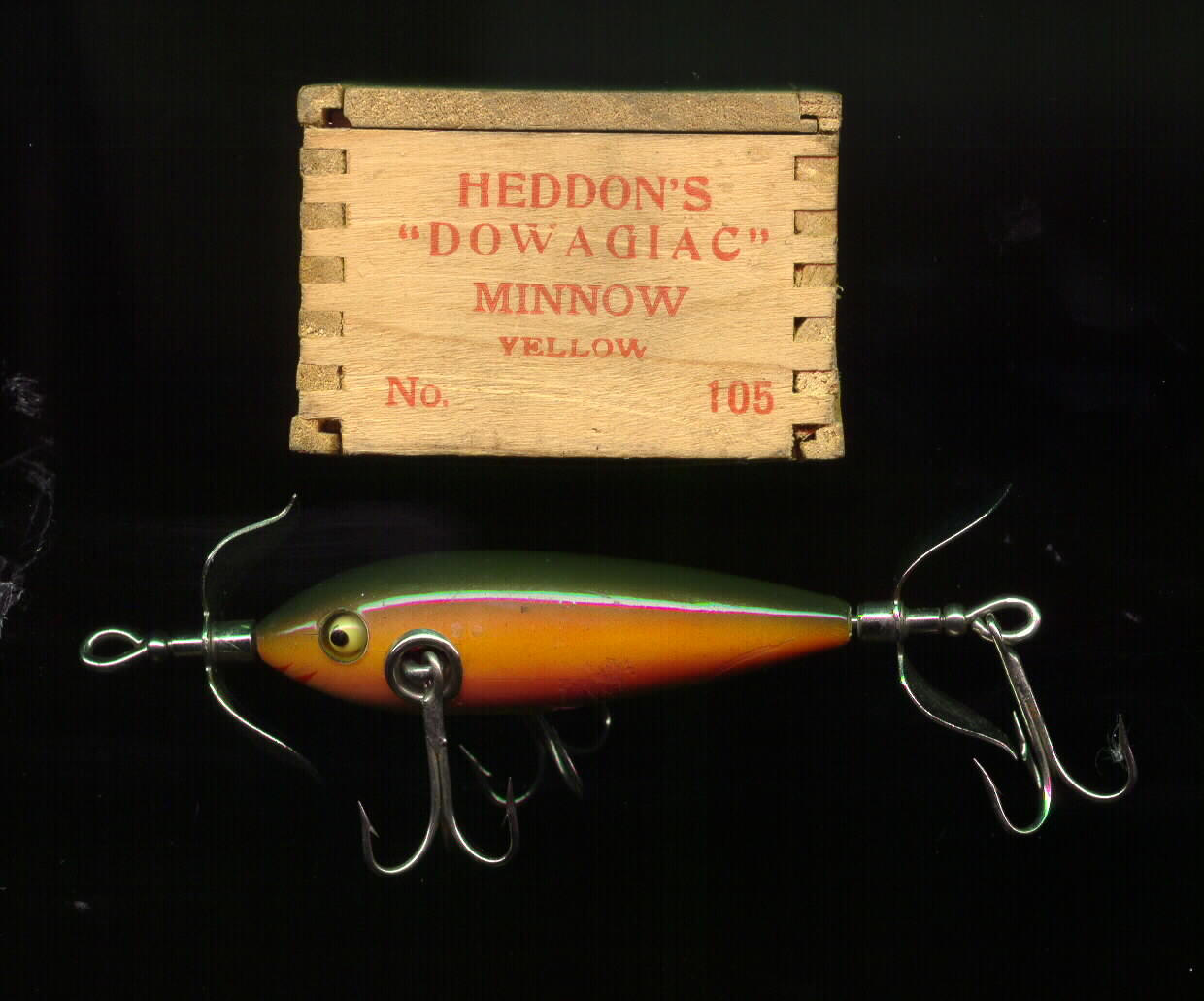 Heddon's Model 100 Antique Fishing Lures