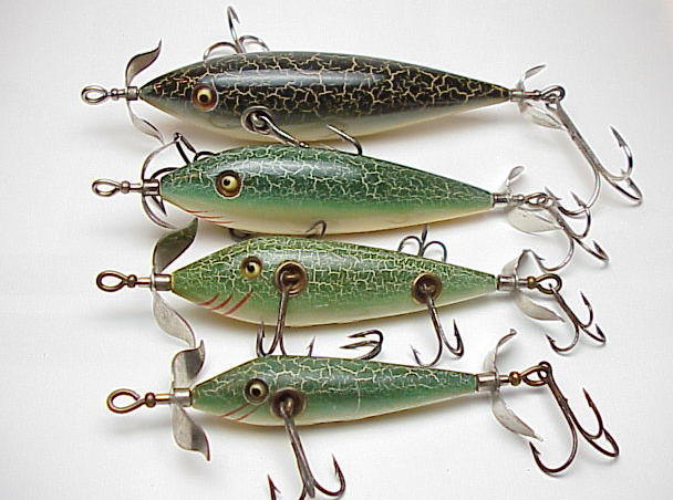 LIST OF ALL EARLY FISHING LURES IN THIS COLLECTION