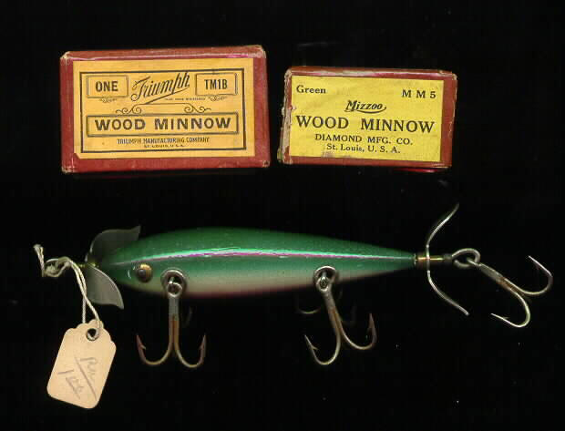 Pflueger contract fishing lure wood boxes