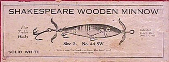 Shakespeare and Rhodes Fishing Lure Box Sequences