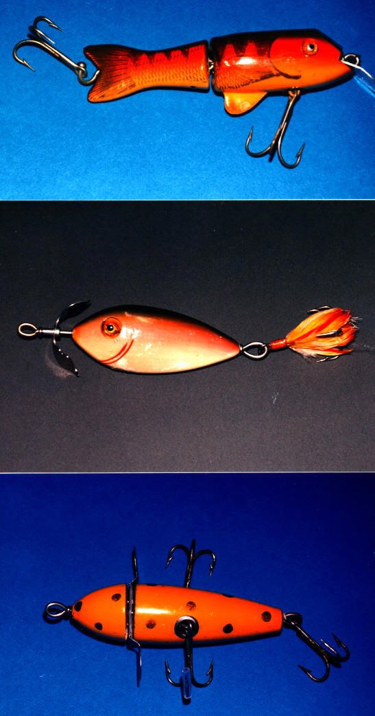 Shakespeare Jacksmith Antique Lure - Fin & Flame